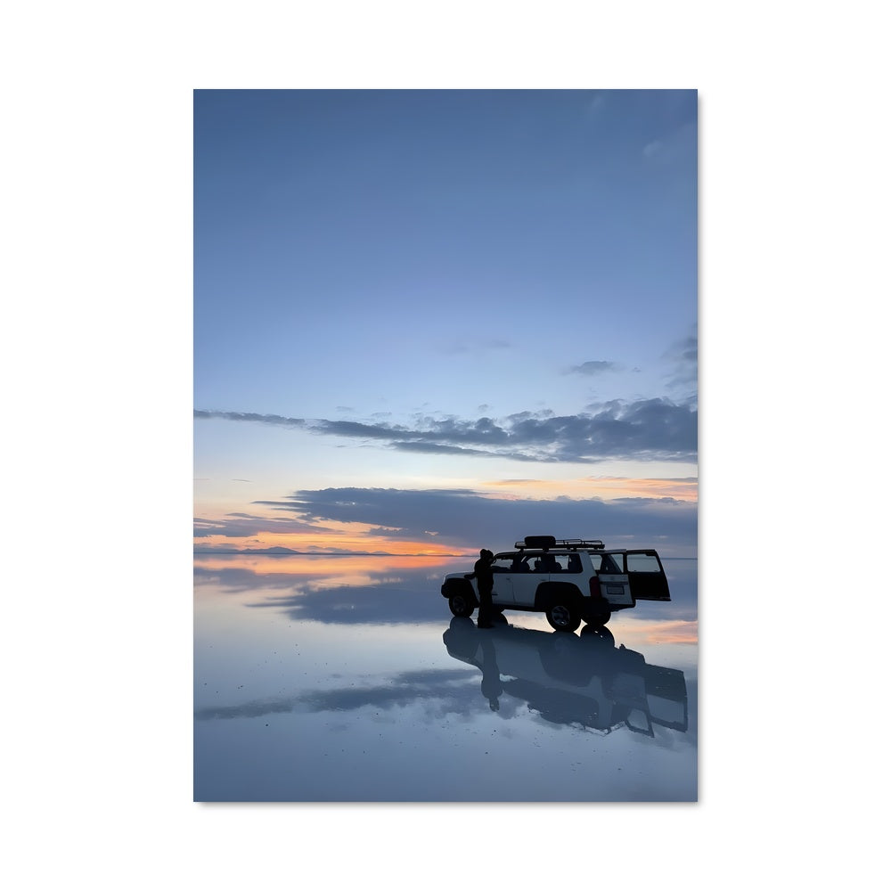 Poster Coucher de Soleil Bolivien