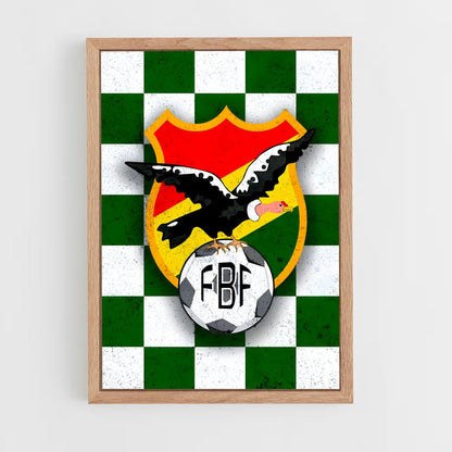 ap-bolivia national football team-2 cadre Bois clair