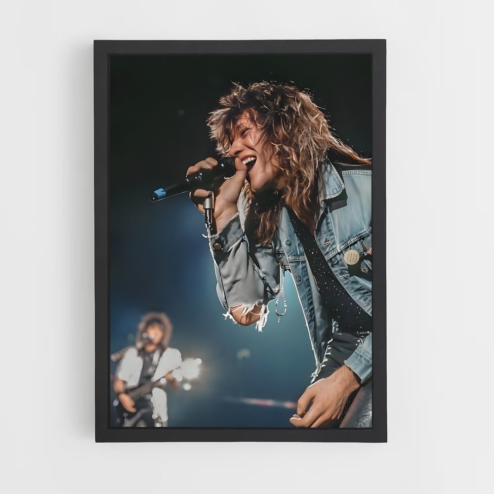 ap-bon jovi-1 cadre Noir