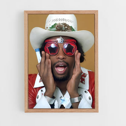 ap-bootsy collins-3 cadre Bois clair