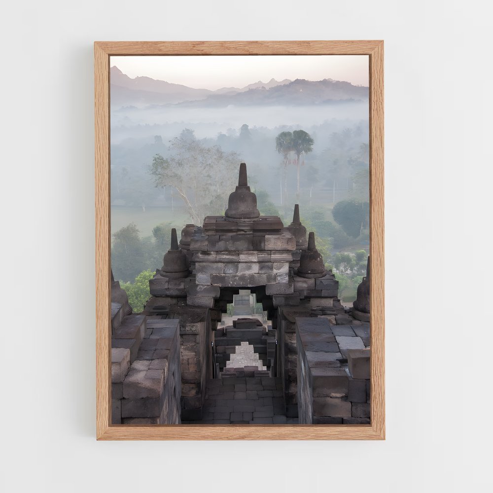 ap-borobudur-10 cadre Bois clair