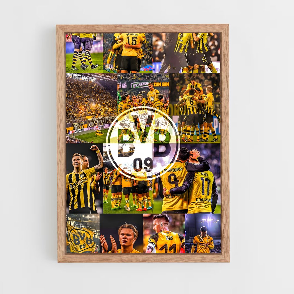 ap-borussia dortmund-2 cadre Bois clair
