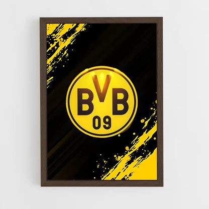 ap-borussia dortmund-4 cadre Bois foncé