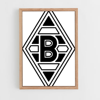 ap-borussia monchengladbach-4 cadre Bois clair