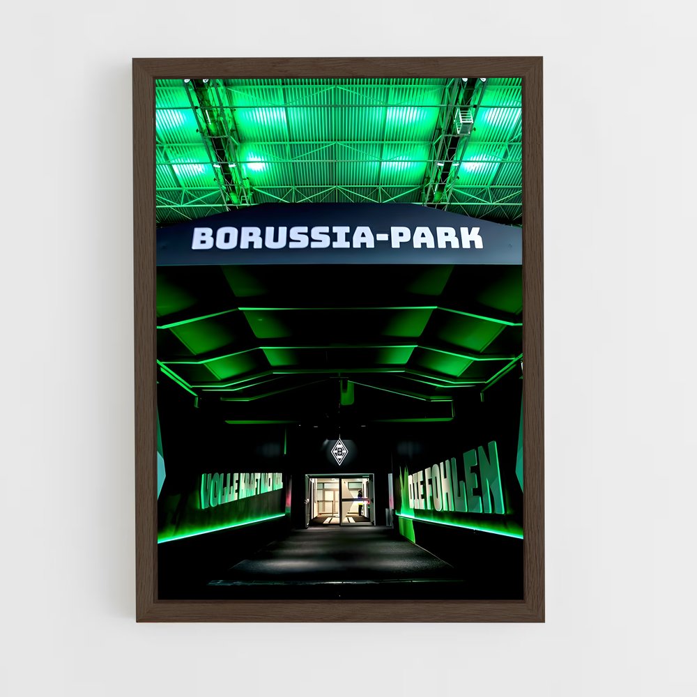 ap-borussia monchengladbach-8 cadre Bois foncé