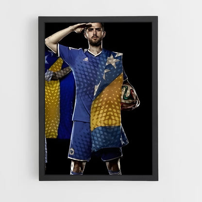 ap-bosnia herzegovina national football team-2 cadre Noir