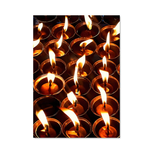 Poster Lumières de Boudhanath