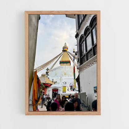 ap-boudhanath stupa-6 cadre Bois clair