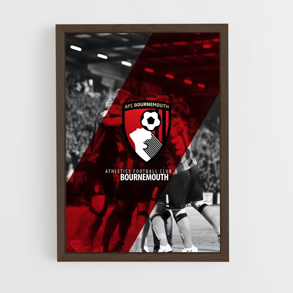 ap-bournemouth afc-13 cadre Bois foncé