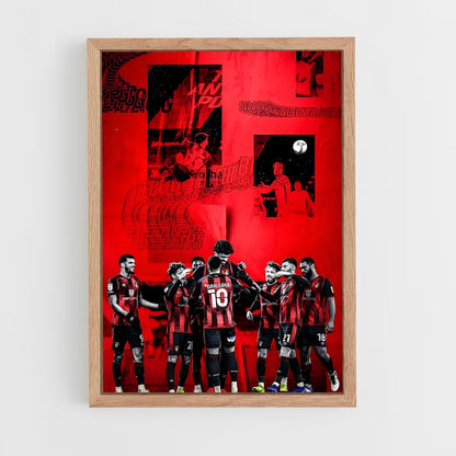 ap-bournemouth afc-6 cadre Bois clair