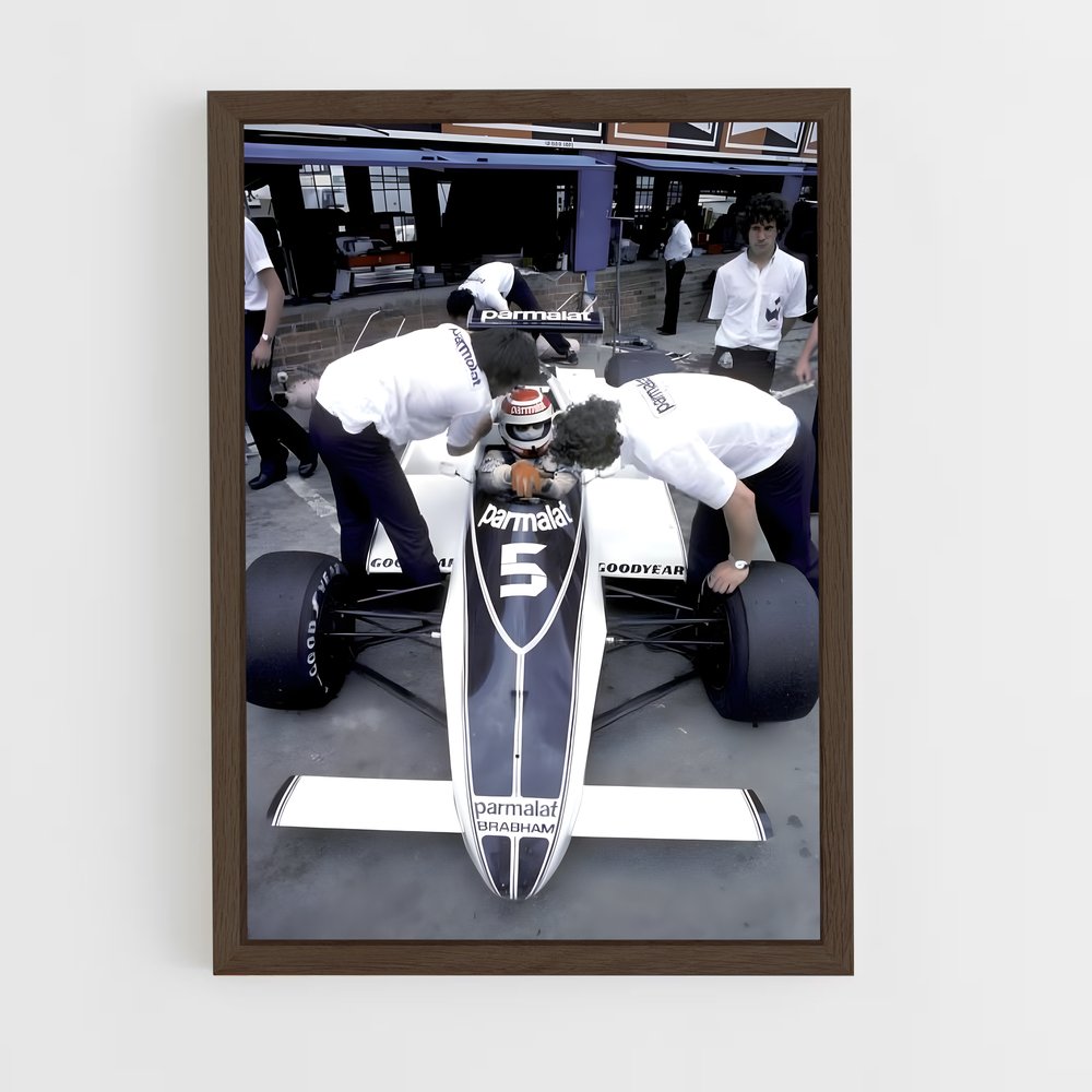 ap-brabham bt49-2 cadre Bois foncé