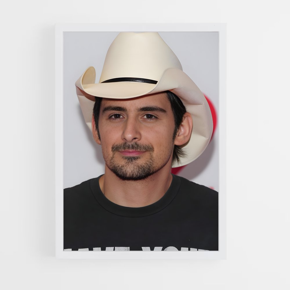ap-brad paisley-1 cadre Blanc