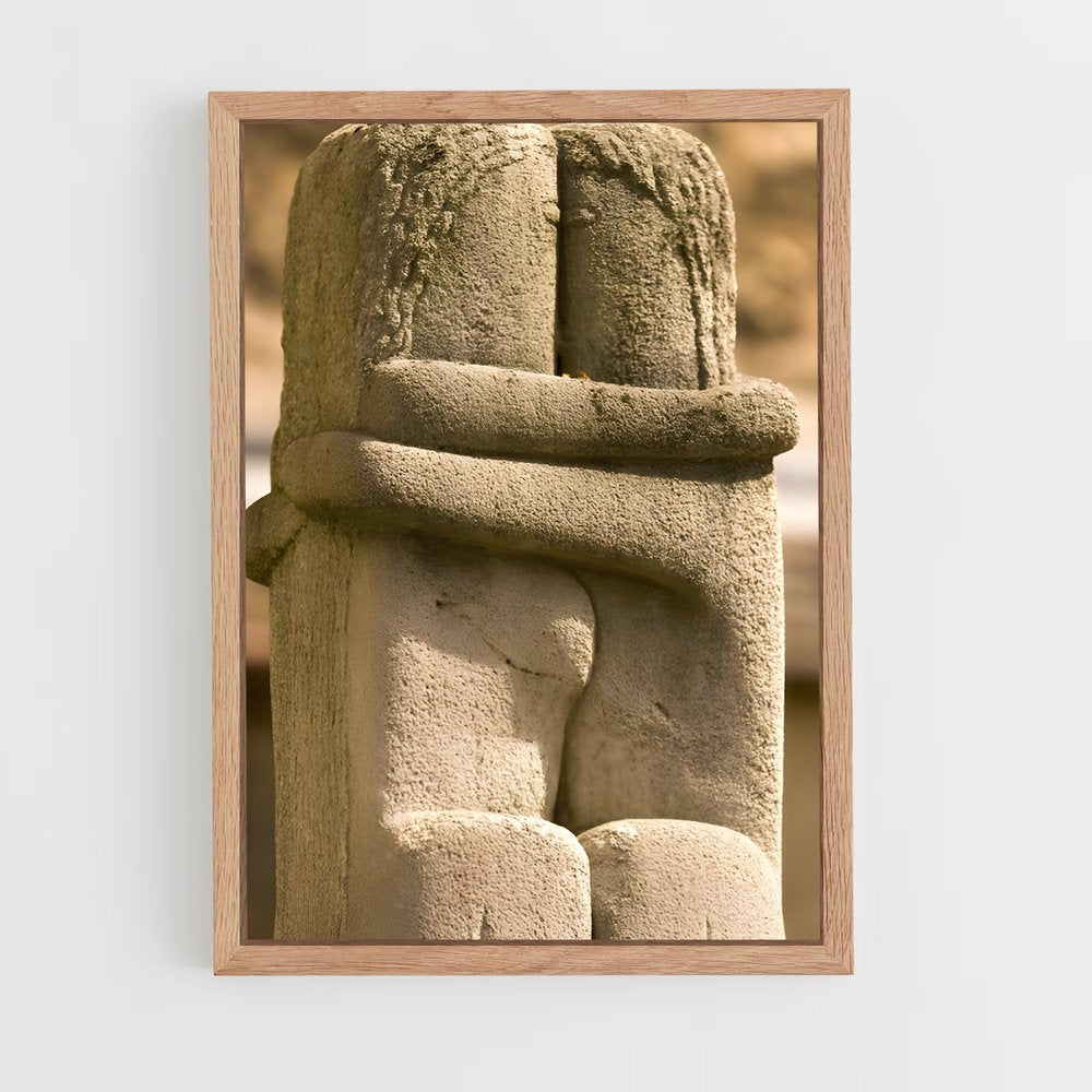 ap-brancusi kiss-4 cadre Bois clair