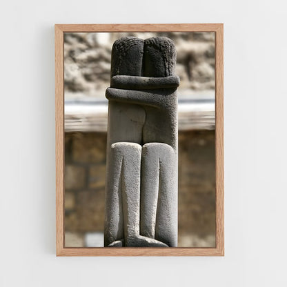 ap-brancusi kiss-5 cadre Bois clair