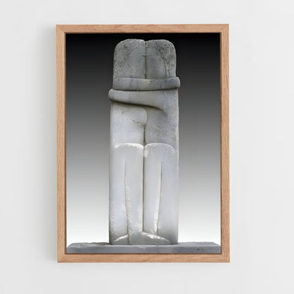 ap-brancusi kiss-6 cadre Bois clair