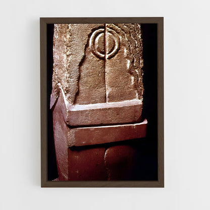 ap-brancusi kiss-8 cadre Bois foncé
