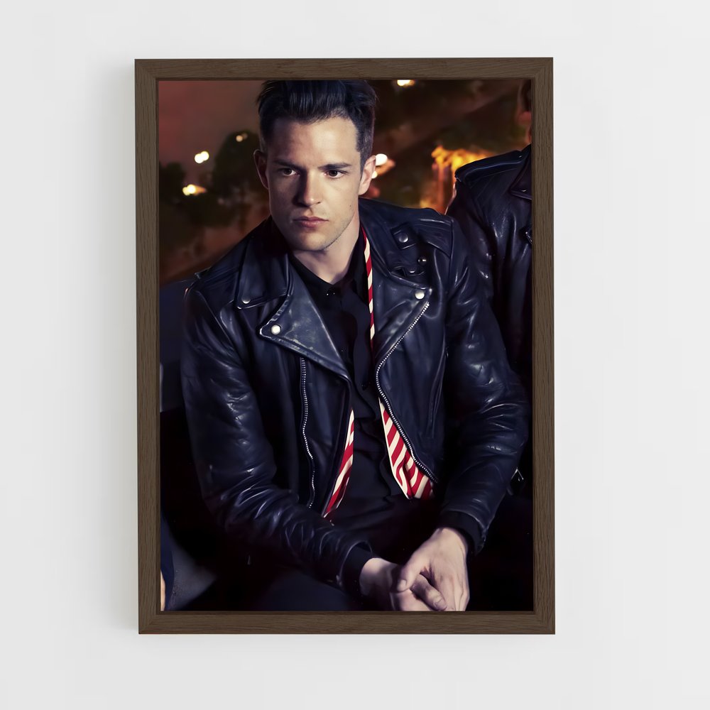 ap-brandon flowers-4 cadre Bois foncé