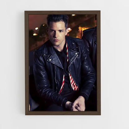 ap-brandon flowers-4 cadre Bois foncé