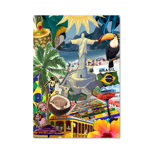 Poster Rythmes de Brasilia