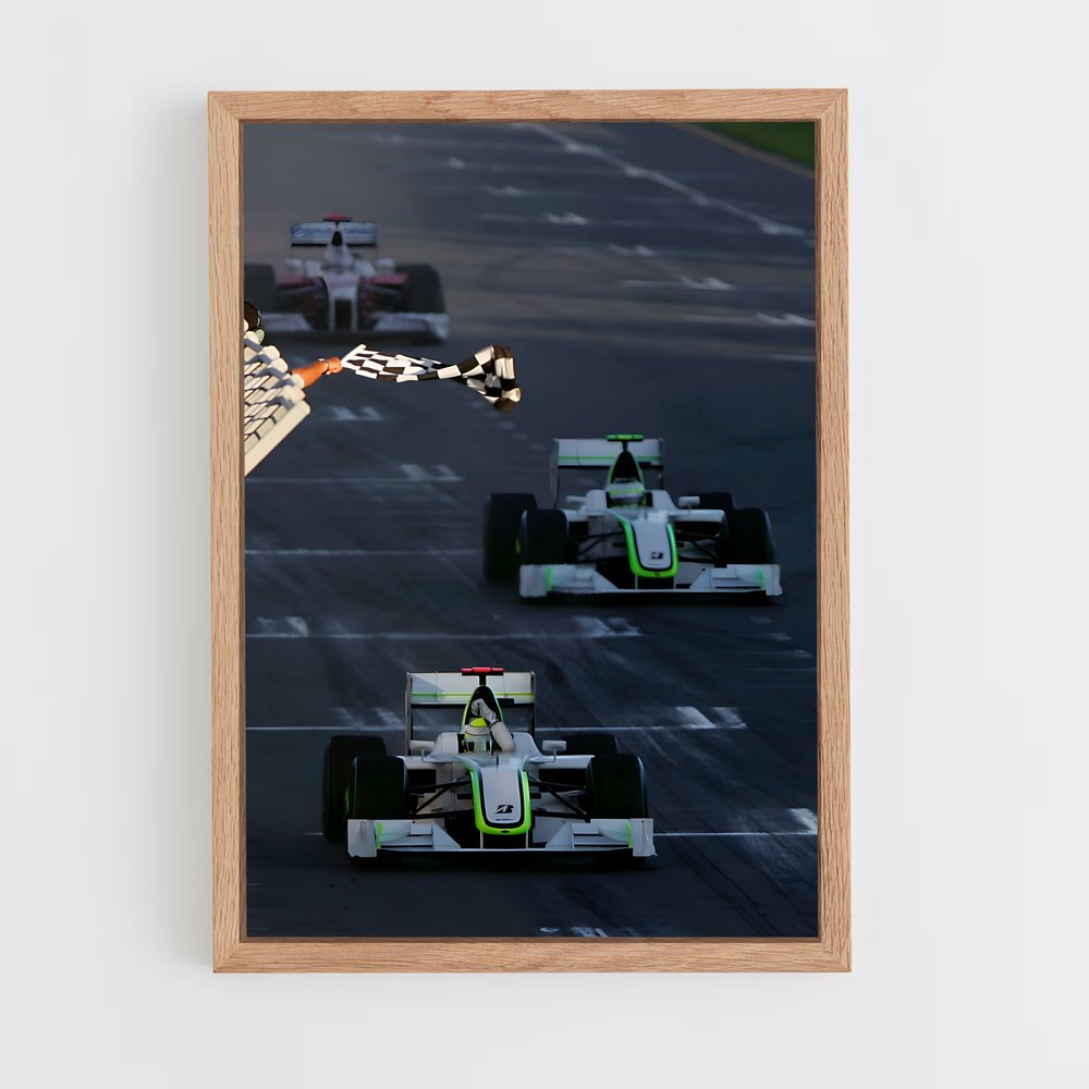 ap-brawn gp-1 cadre Bois clair