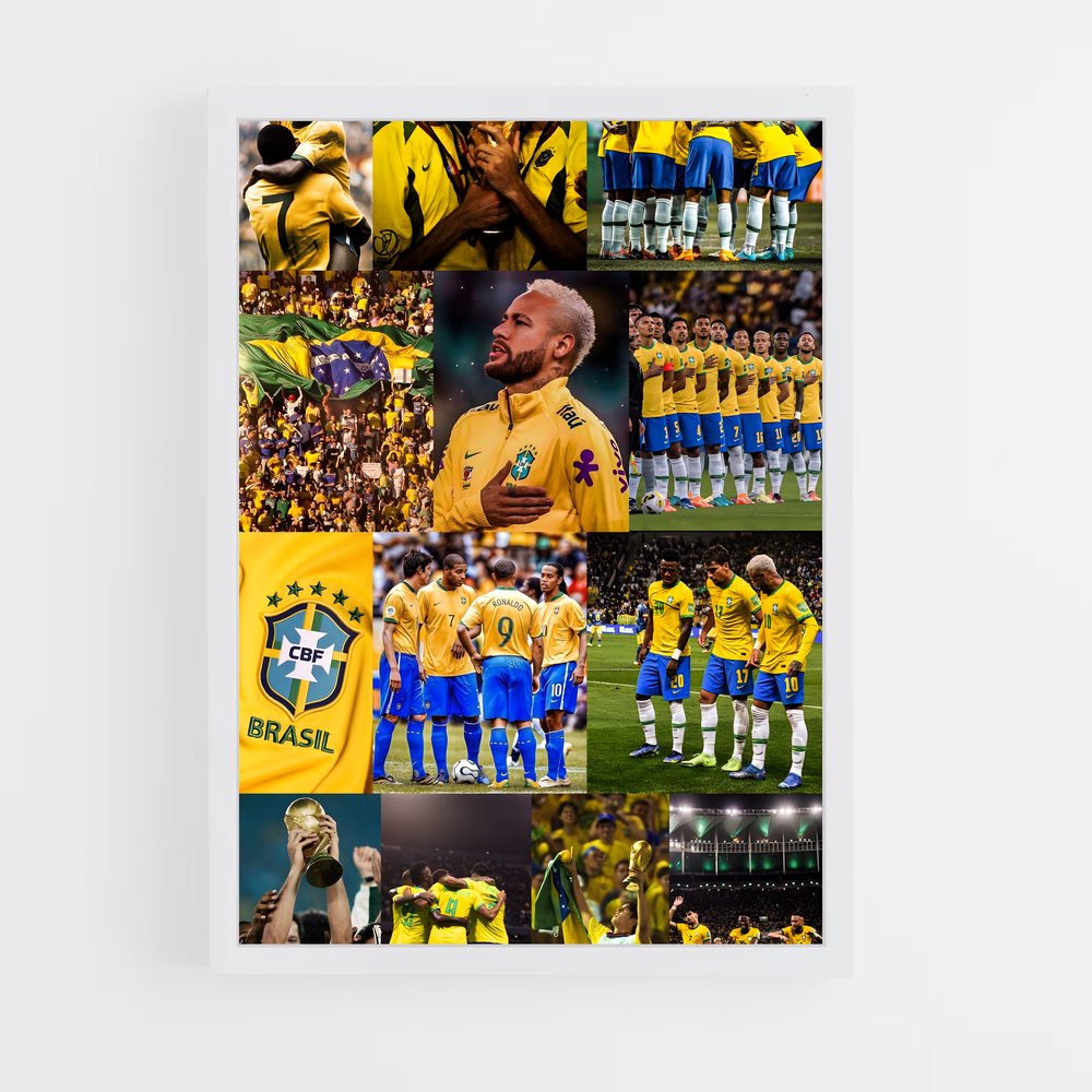 ap-brazil national football team-2 cadre Blanc