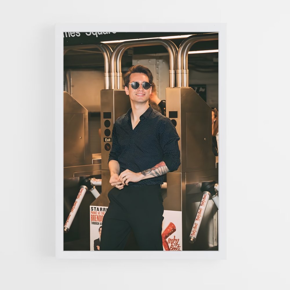 ap-brendon urie-2 cadre Blanc