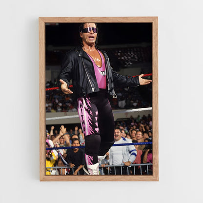 ap-bret hart-1 cadre Bois clair