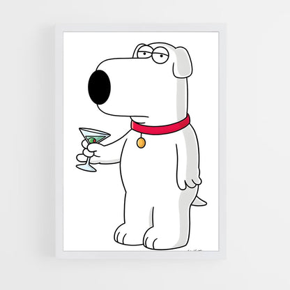 ap-brian griffin-1 cadre Blanc