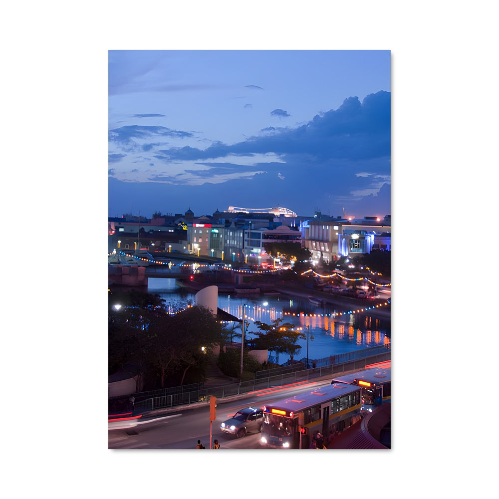 Poster Nuit Étoilée à Bridgetown