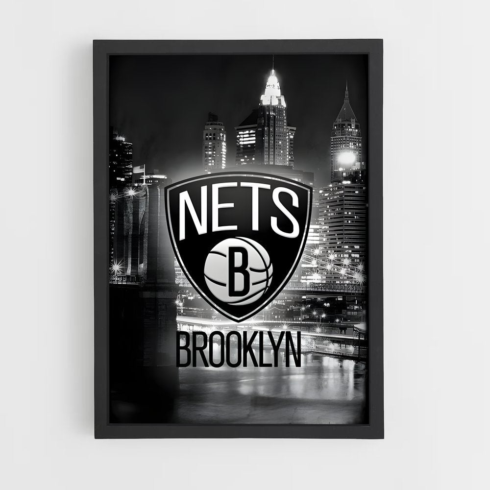 ap-brooklyn nets-5 cadre Noir