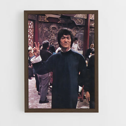 ap-bruce lee-2 cadre Bois foncé