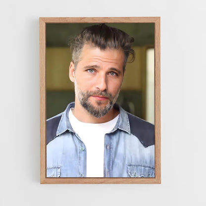ap-bruno gagliasso-5 cadre Bois clair