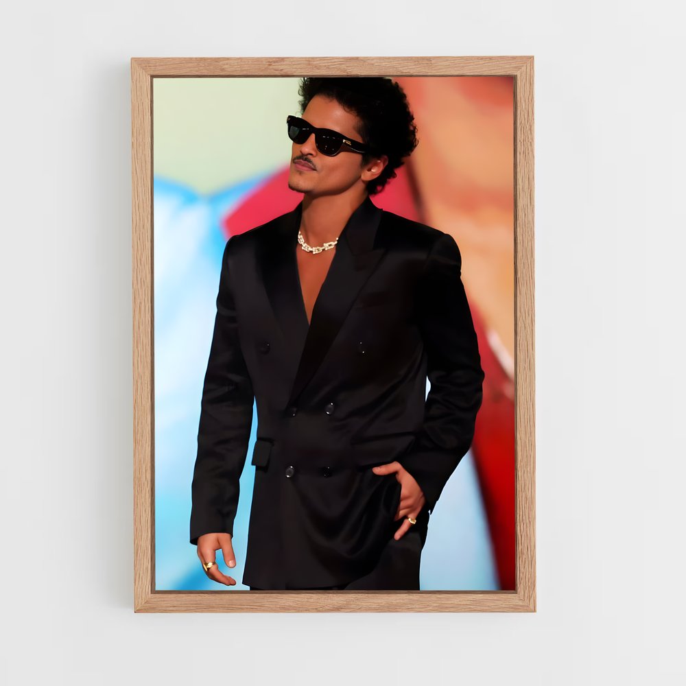 ap-bruno mars-3 cadre Bois clair