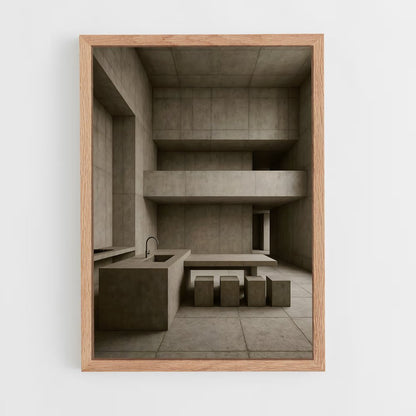 ap-brutalism-2 cadre Bois clair