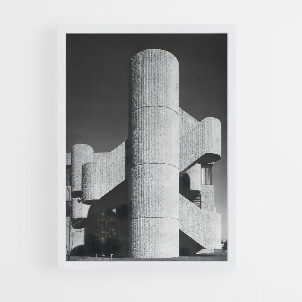 ap-brutalism-9 cadre Blanc