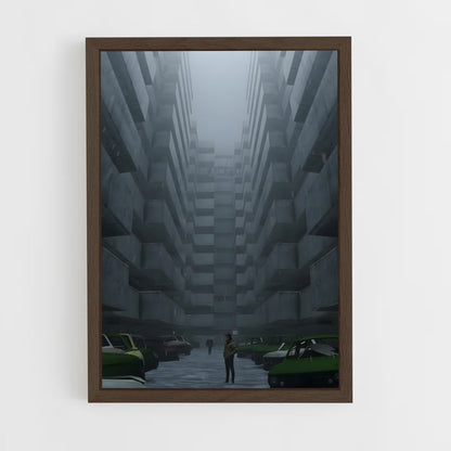 ap-brutalist architecture-5 cadre Bois foncé
