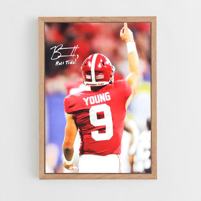 ap-bryce young-1 cadre Bois clair