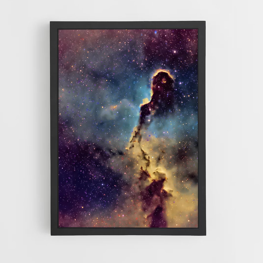 ap-bubble nebula-3 cadre Noir