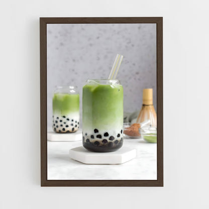 ap-bubble tea-13 cadre Bois foncé