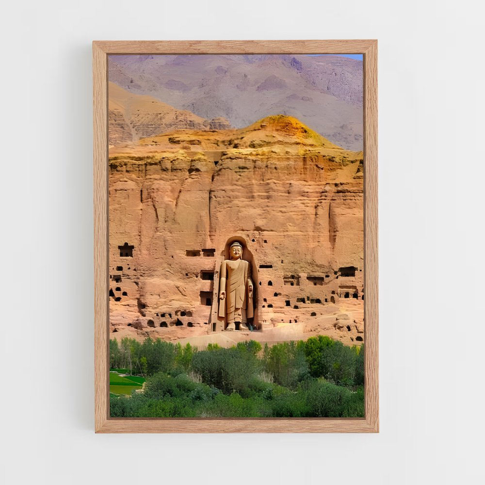ap-buddhas of bamyan-9 cadre Bois clair