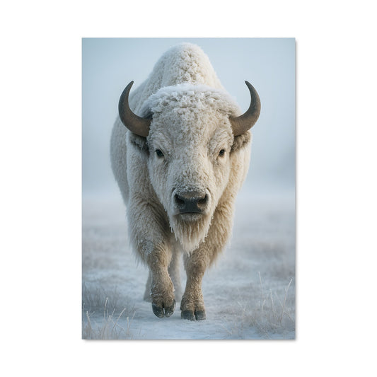 Poster Buffalo Blanc