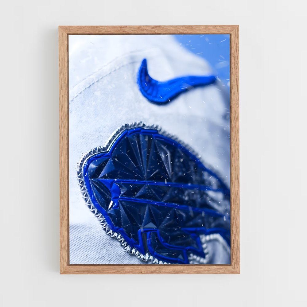 ap-buffalo bills-5 cadre Bois clair