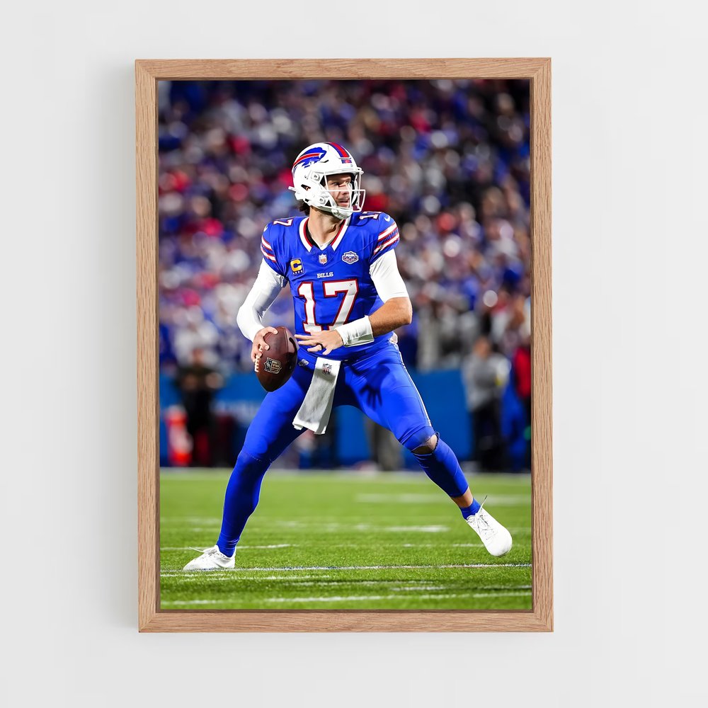 ap-buffalo bills-7 cadre Bois clair