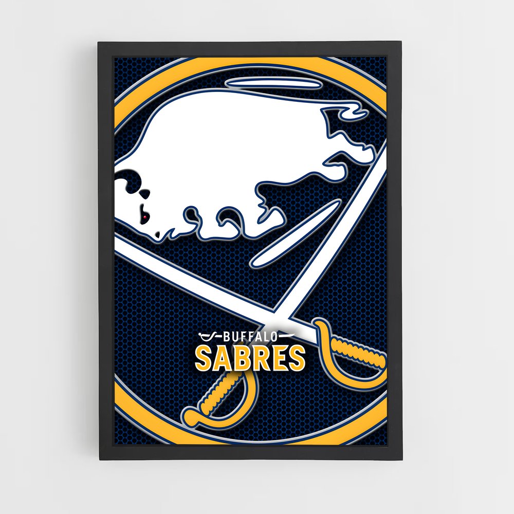 ap-buffalo sabres-5 cadre Noir
