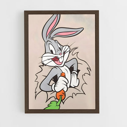 ap-bugs bunny-2 cadre Bois foncé