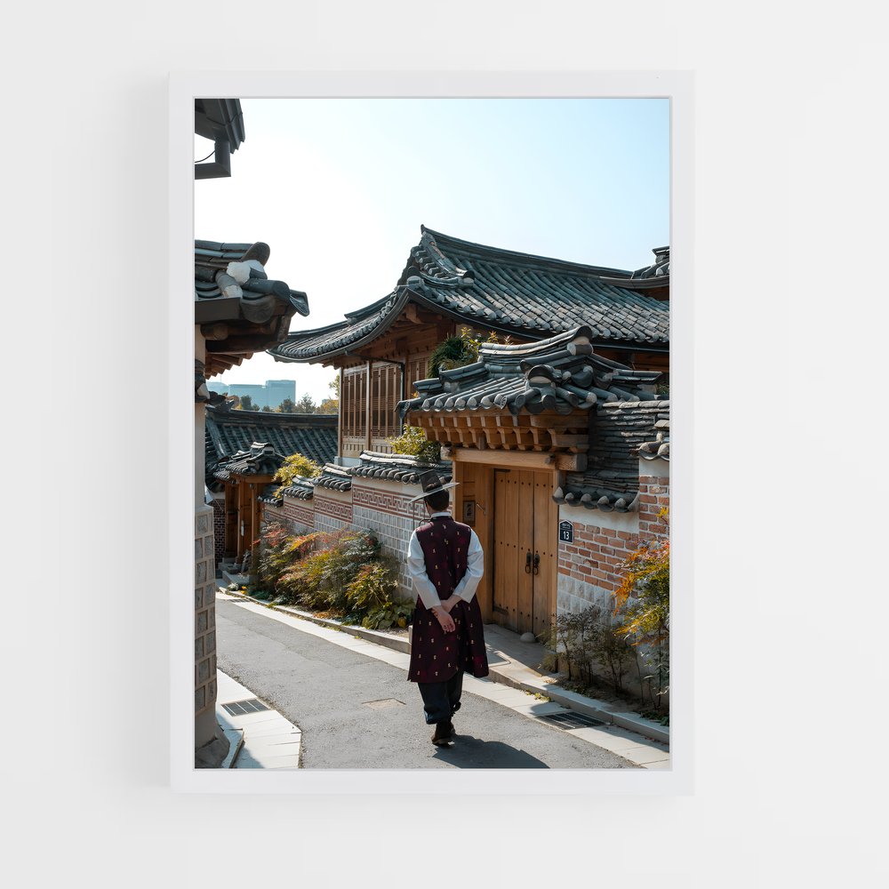 ap-bukchon hanok village-1 cadre Blanc