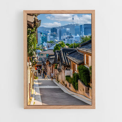 ap-bukchon hanok village-2 cadre Bois clair
