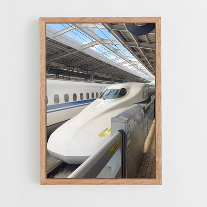 ap-bullet trains-3 cadre Bois clair