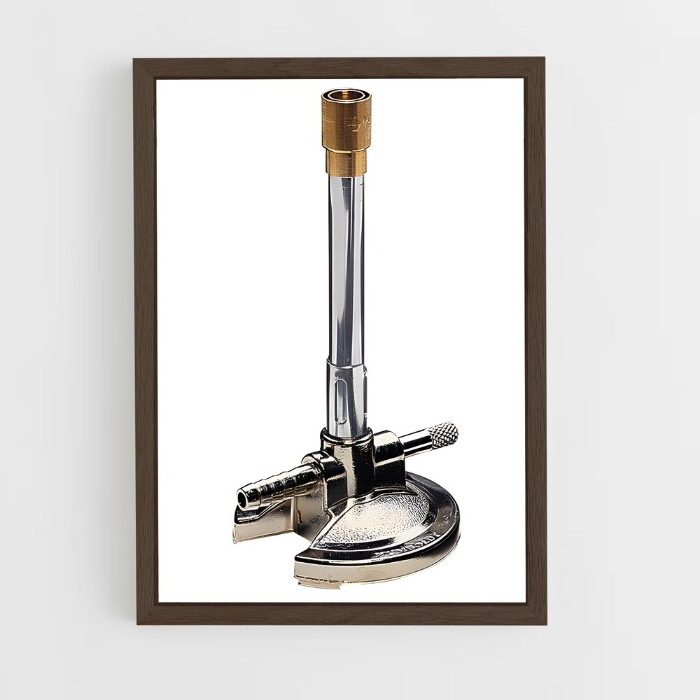 ap-bunsen burner-2 cadre Bois foncé