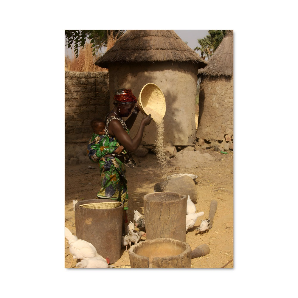 Poster Femme de la Brousse